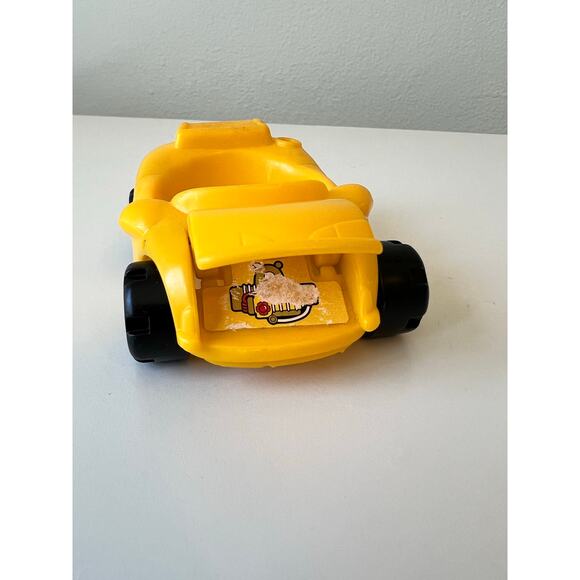 Fisher-Price Little People Auto Mechanic Worker 2006 Yellow Vehicle Toy 2002 - Picture 2 of 11